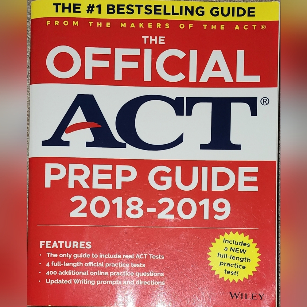 The ACT Prep Guide 2018-2019 New w/Name front pg